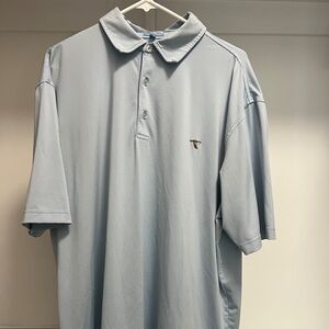 Genteal Men's Performance Blue Polo Shirt